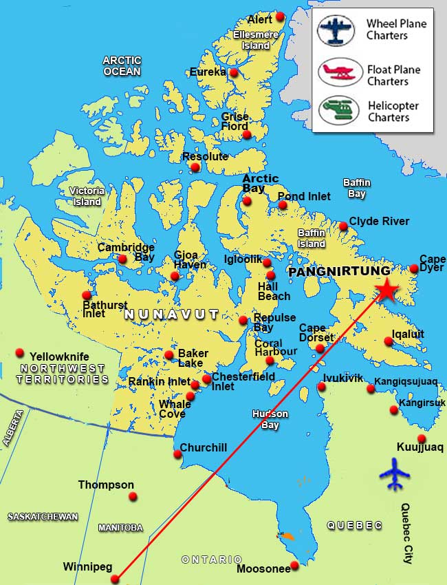 Winnipeg Charter Flights